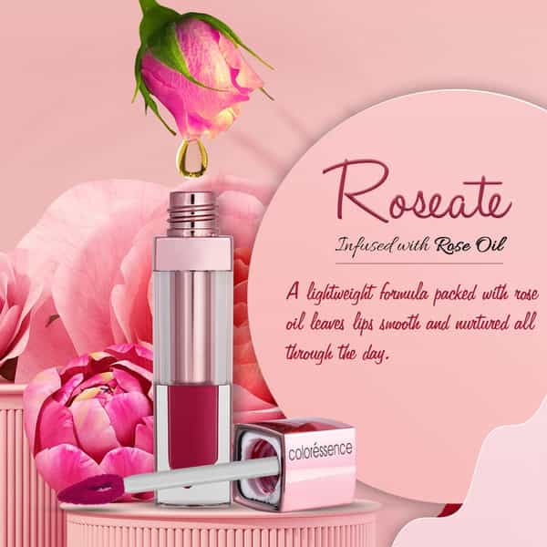Coloressence Roseate Oh-My-Kiss (Omk) Non Transfer Liquid Lip Color, Matte Lipstick, 6Ml|Red Velvet