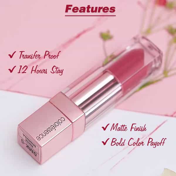 Coloressence Roseate Oh-My-Kiss (Omk) Non Transfer Liquid Lip Color, Matte Lipstick, 6Ml|Red Velvet