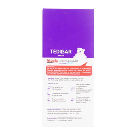 Tedibar Atogla Baby Lotion 400ml | Allantoin | Hypoallergenic | Dermatologically Tested