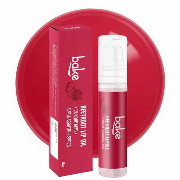 Bake 1% Kojic Beetroot Tinted Lip Balm Oil Spf 25 For Dark Lips (15G)