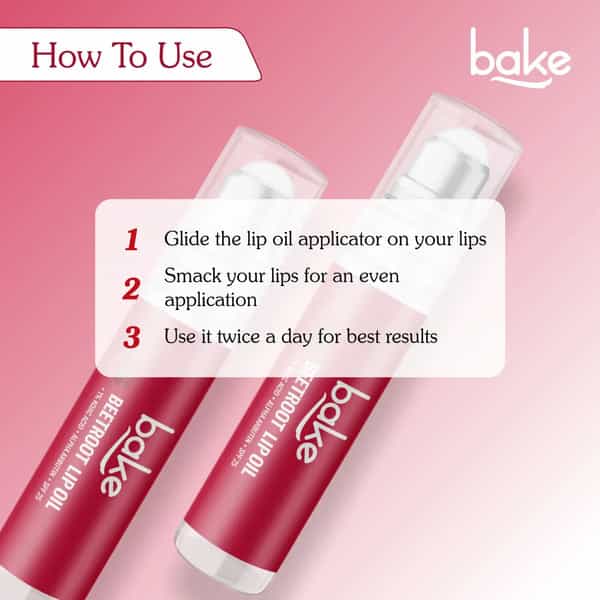 Bake 1% Kojic Beetroot Tinted Lip Balm Oil Spf 25 For Dark Lips (15G)