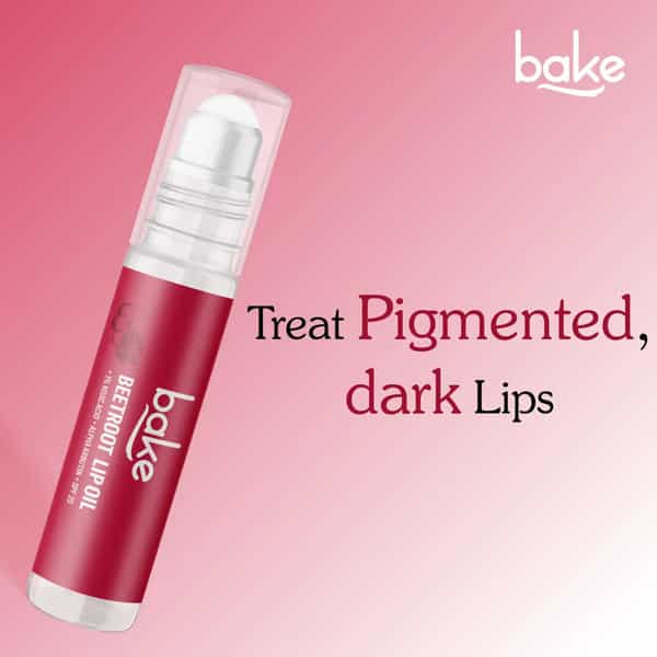 Bake 1% Kojic Beetroot Tinted Lip Balm Oil Spf 25 For Dark Lips (15G)