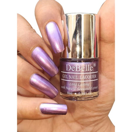 Debelle Nail Polish Combo Set Of 6,Wine Red, Metallic Pink, Metallic Wine Metallic Beige, 48 Ml