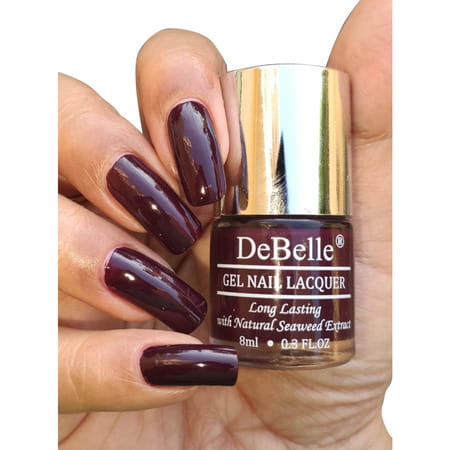 Debelle Nail Polish Combo Set Of 6,Wine Red, Metallic Pink, Metallic Wine Metallic Beige, 48 Ml