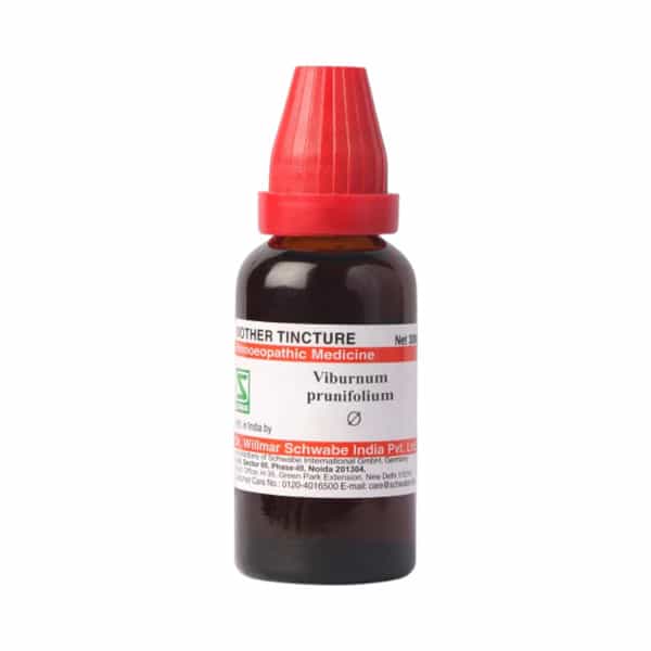 Dr. Willmar Schwabe India Viburnum Prunifolium Mt 30Ml