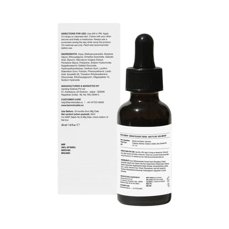 Minimalist Salicylic Acid 2%Serum For Blackheads Pore Tightening Oil Control &Acne Breakouts(30ml)