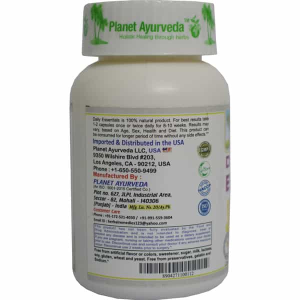 Planet Ayurveda Daily Essentials - 60 Capsules