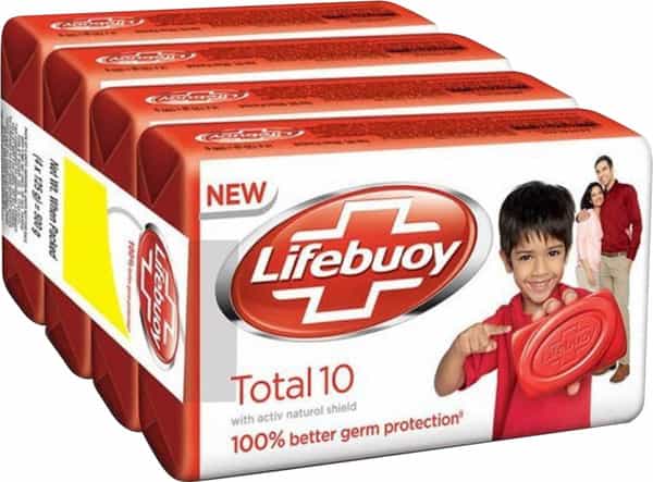 Lifebuoy Total 100% Better Germ Protection Soap 4 X 125 Gm