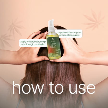 Boheco Himalayan Cold-Pressed Hemp Seed Oil | Multipurpose For Boosting Skin | Hair Health | 100 Ml