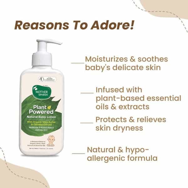 Mother Sparsh Plant Powered Natural Baby Lotion 200Ml