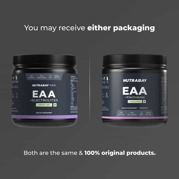 Nutrabay Pro Eaas With Electrolytes (Essential Amino Acids) Lemon Lime - 250G