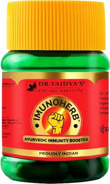 Dr. Vaidya's Imunoherb | Immunity Boosting Capsules | 30 Capsules Each (Pack Of 3)