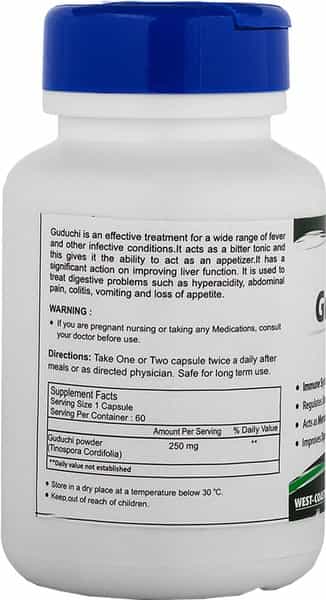 Healthvit Guduchi 250 Mg -60 Capsules