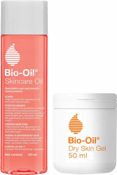 Bio Oil Perfect Skin Combo - Skincare Oil And Dry Skin Gel - Face And Body 175 Ml