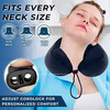 Trajectory Travel Neck Pillow With Sleeping Eye Mask Combo | 5 Years Warranty | Men & Women | Blue