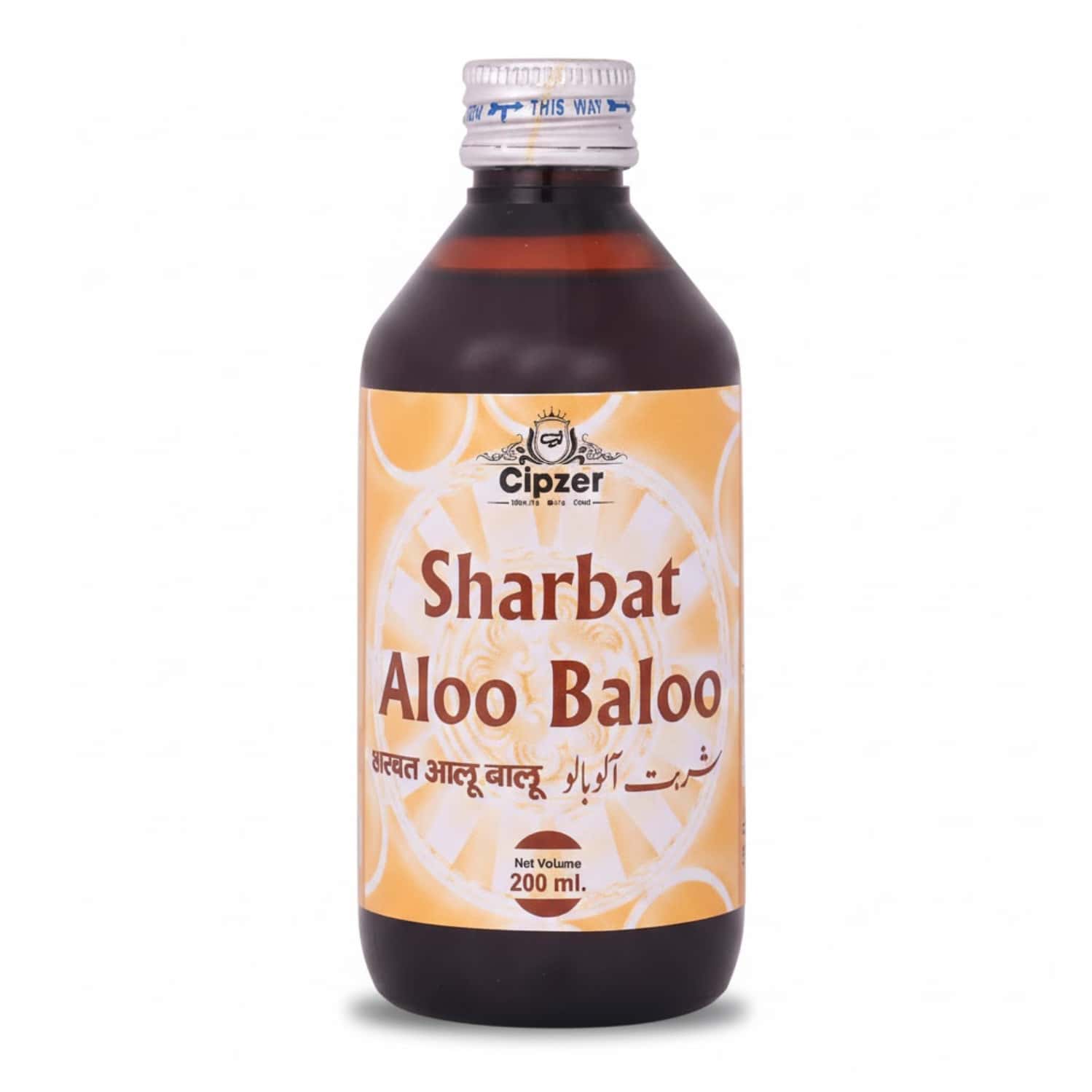 Cipzer Sharbat Aaloo Baloo 200ml | Supports Kidney Health & Comfort