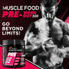 Dr. Morepen Muscle Food Pre Workout For Strength & Energy Berry Burst - 250G