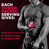 Dr. Morepen Muscle Food Pre Workout For Strength & Energy Berry Burst - 250G