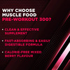 Dr. Morepen Muscle Food Pre Workout For Strength & Energy Berry Burst - 250G