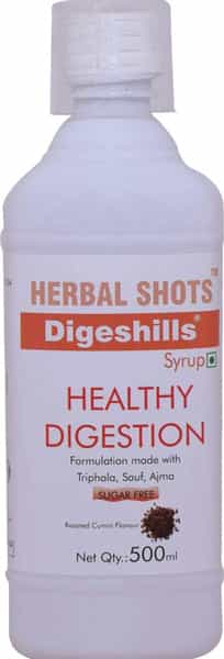 Herbal Hills Digeshills Herbal Shots 500Ml (Pack Of 4) Healthy Digestion