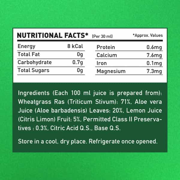 Yoga Bar Wheat Grass Juice (1 L Bottle)