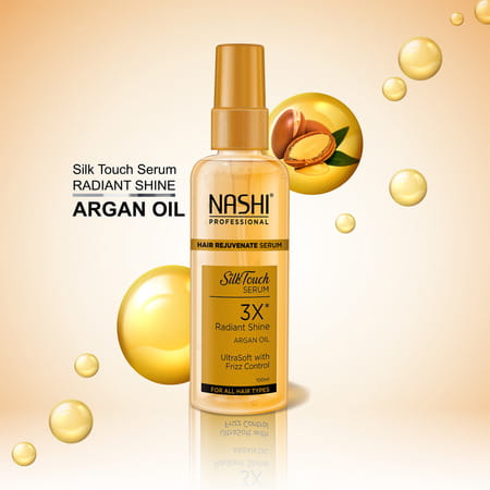 Nashi Hair Rejuvenate Serum 100ml With Argan Oil For Rough And Unmanageable Hair