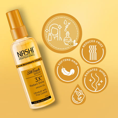 Nashi Hair Rejuvenate Serum 100ml With Argan Oil For Rough And Unmanageable Hair