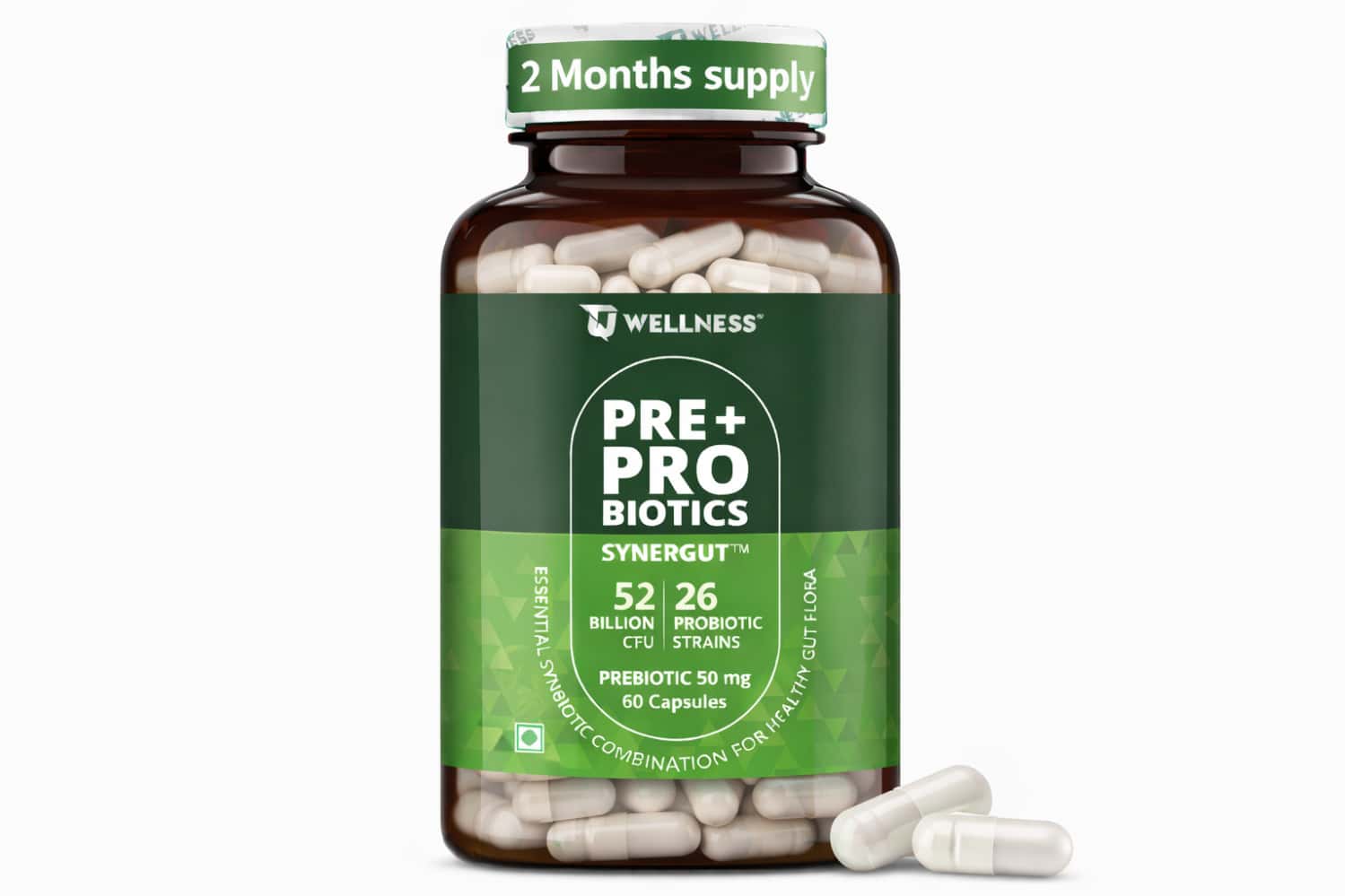 Tq Wellness Pre + Probiotics 60 Capsules