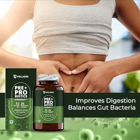 Tq Wellness Pre + Probiotics 60 Capsules