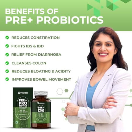 Tq Wellness Pre + Probiotics 60 Capsules