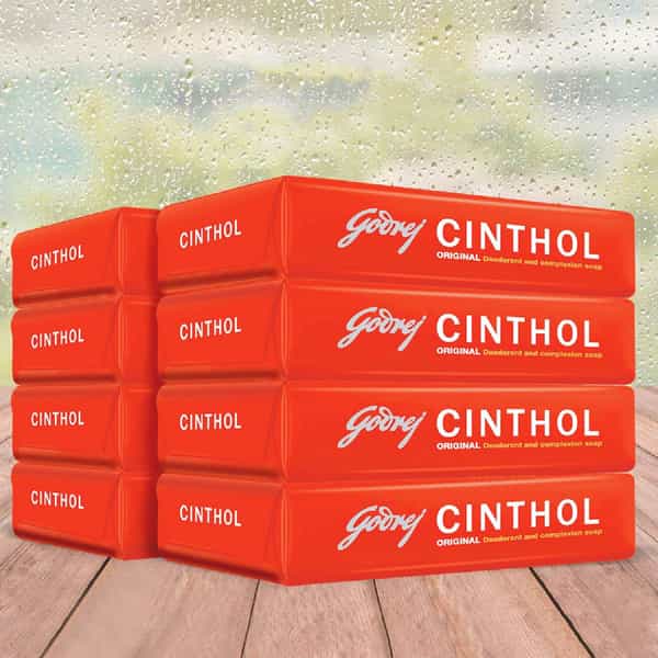 Cinthol Original Bath Soap 99.9% Germ Protection | 100G (Pack Of 8)