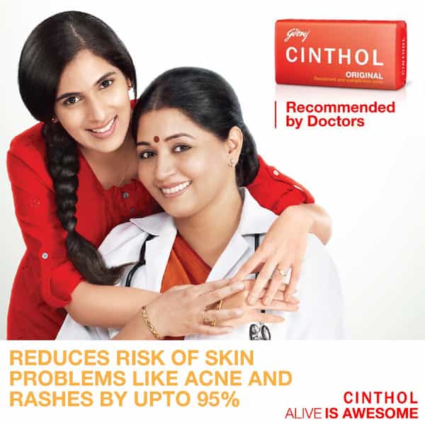 Cinthol Original Bath Soap 99.9% Germ Protection | 100G (Pack Of 8)