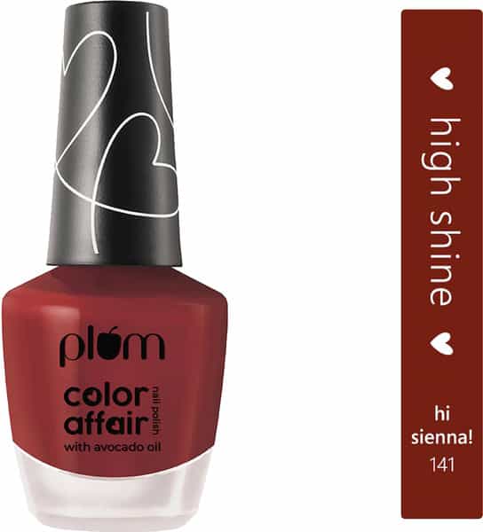 Plum Color Affair Nail Polish - Hi Sienna! - 141 7-Free Formula 11 Ml