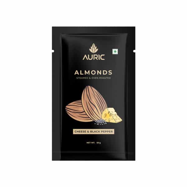 Oven Roasted Cheese & Black Pepper Almonds (50G X 4 Packs)