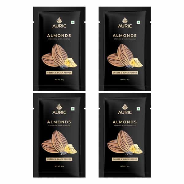 Oven Roasted Cheese & Black Pepper Almonds (50G X 4 Packs)