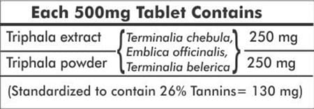 Ayur Champ - Pack Of 2 -Triphala Tablets Healthy Digestion 500mg - 700 Tablets