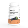 Briyo Vitamin D3 2000 Iu - 90 Chewable Tablets - Natural Grape Flavor - For Vitamin D3 Deficiency