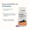 Briyo Vitamin D3 2000 Iu - 90 Chewable Tablets - Natural Grape Flavor - For Vitamin D3 Deficiency