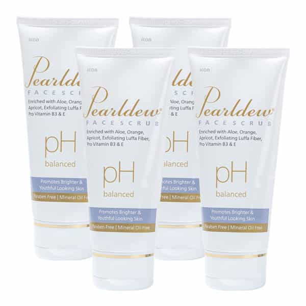 Pearldew Face Scrub - 100 Gm | Passion Fruit Oil & Walnut Scrub | Paraben Free (Pack Of 4)