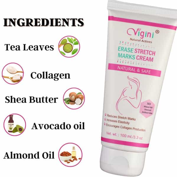 Vigini Erase Stretch Marks Scar Uneven Tone Removal Bio Oil Cream In During After Pregnancy Delivery