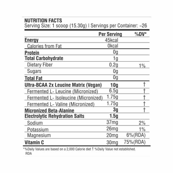 Neulife Ultra-Bcaa Powder 4:1:1 400G (Lemon-Lime)