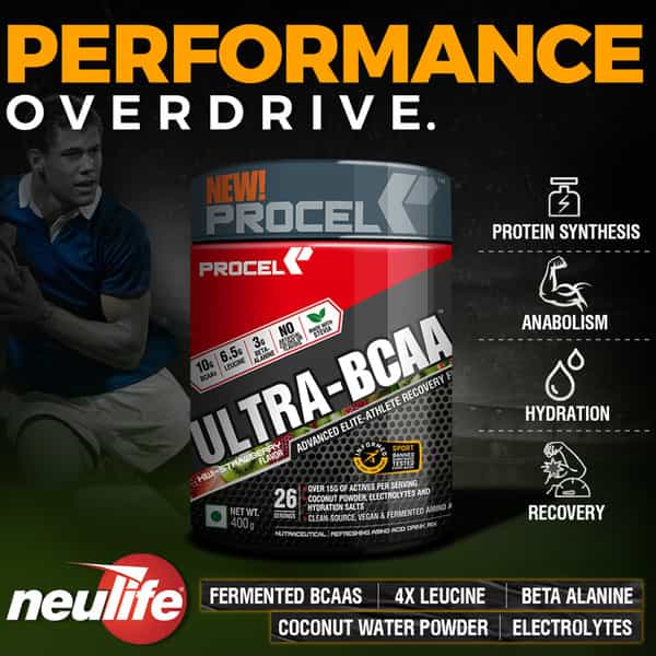 Neulife Ultra-Bcaa Powder 4:1:1 400G (Lemon-Lime)