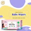 Mom & World Natural 98% Pure Water Baby Wipes 3X Soothing With Aloe Vera Ph Balanced 72 N Wipes X 9