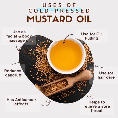Coco Crush Cold Pressed Mustard Oil - 200ml