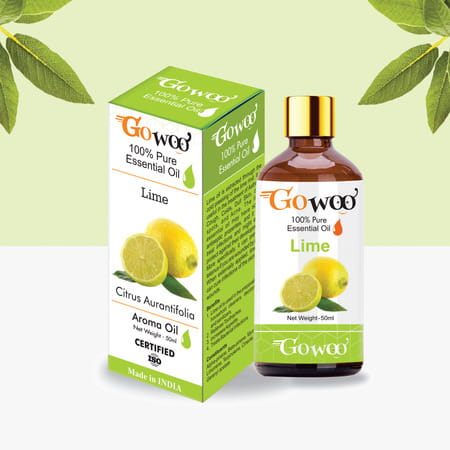 Go Woo 100% Pure Lime - Distilled Oil Virgin & Undiluted 50 Ml