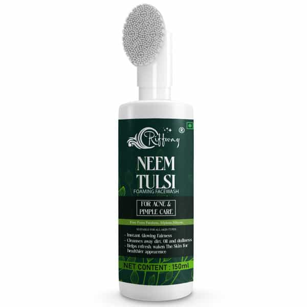 Riffway Neem Anti-Acne Facewash For Pimples & Blackheads |Anti Bacterial | 100% Ayurvedic (150Ml)