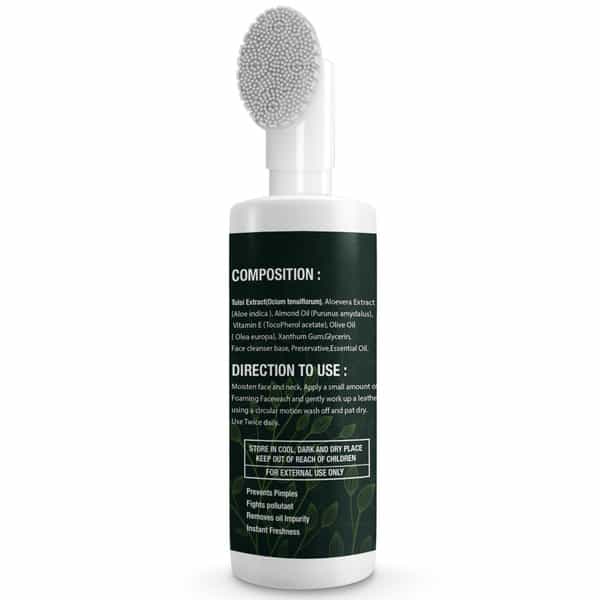 Riffway Neem Anti-Acne Facewash For Pimples & Blackheads |Anti Bacterial | 100% Ayurvedic (150Ml)