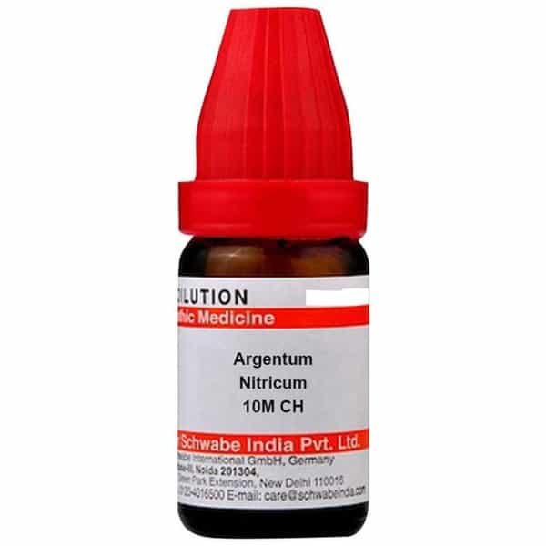 Dr. Willmar Schwabe India Argentum Nitricum Dilution 10M Ch 10 Ml