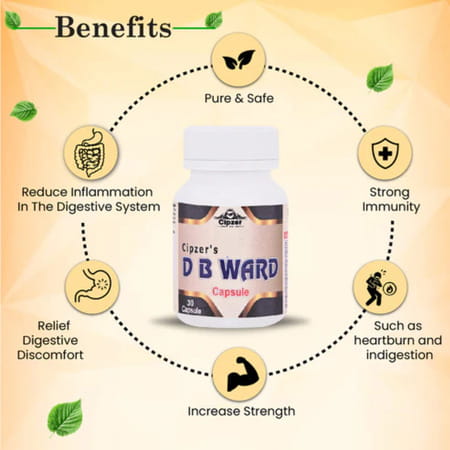 Cipzer D-B Ward 30 Capsules| Supports Liver Health| Boosts Energy & Bone-Joint Strength