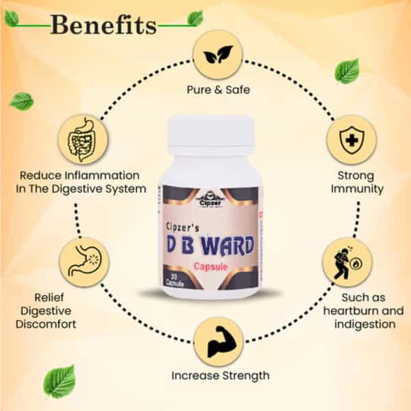 Cipzer D-B Ward 30 Capsules| Supports Liver Health| Boosts Energy & Bone-Joint Strength